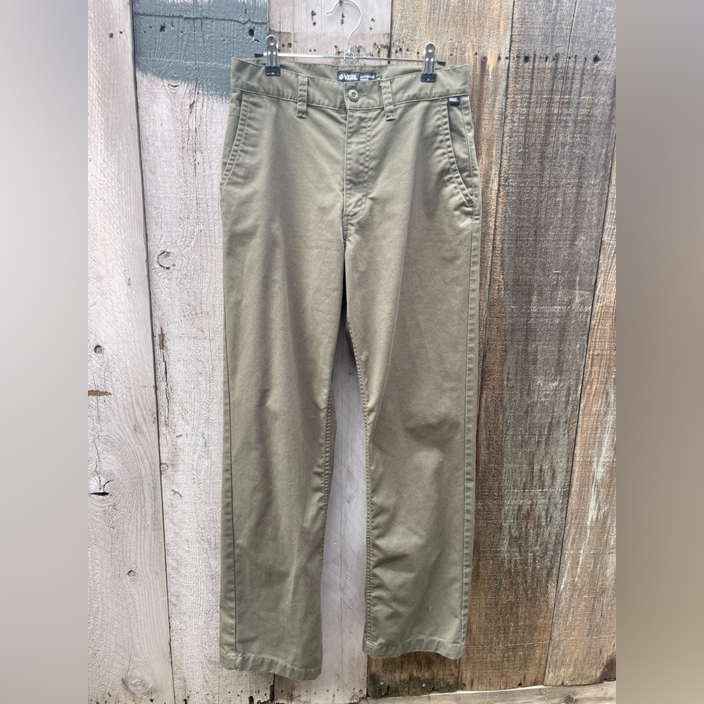 Vans Men's Olive Green Pants Size 28